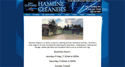 Desktop Screenshot of hamlinecleaners.com